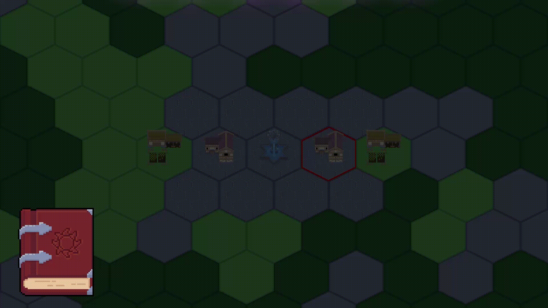 Now you can clearly understand how the sun moves over the buildings and how it creates bright and darker faces A gif of buildings being lit with dynamic lighting.