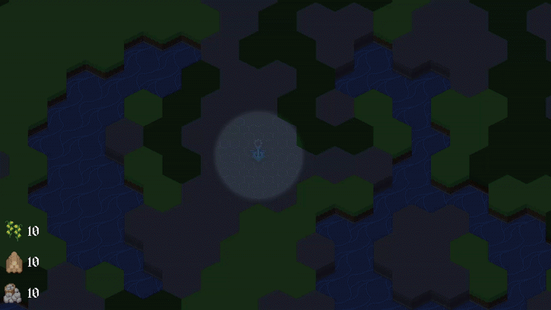 Here is the result! A gif of the day/night cycle in motion.