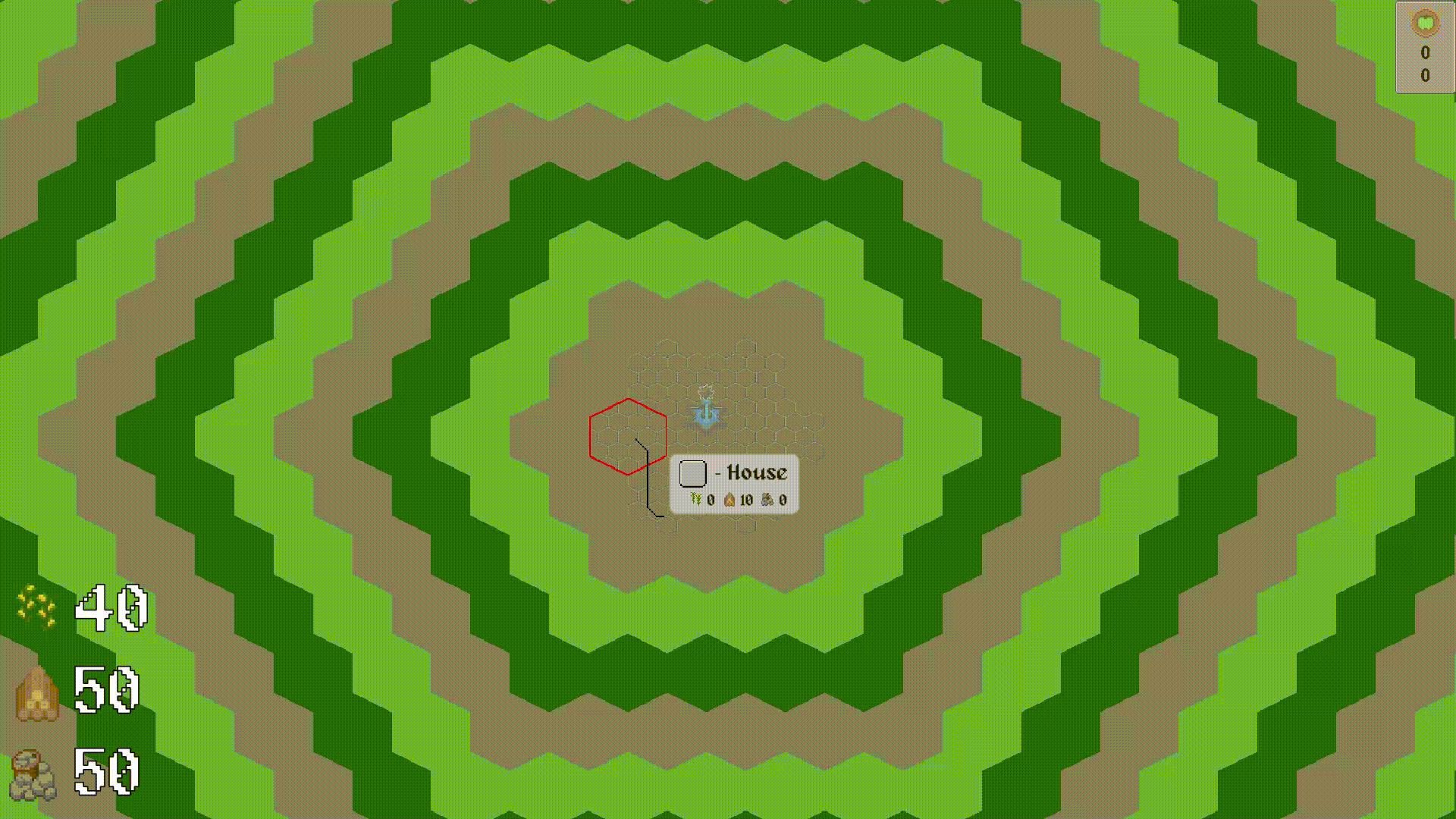 And just like that your UI elements can be placed according to your tiles! A video of my game where a UI element moves from one tile center to another.